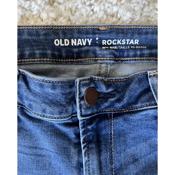 Old Navy Darci Mid Rise Rockstar Jeans 6 - Picture 3 of 5